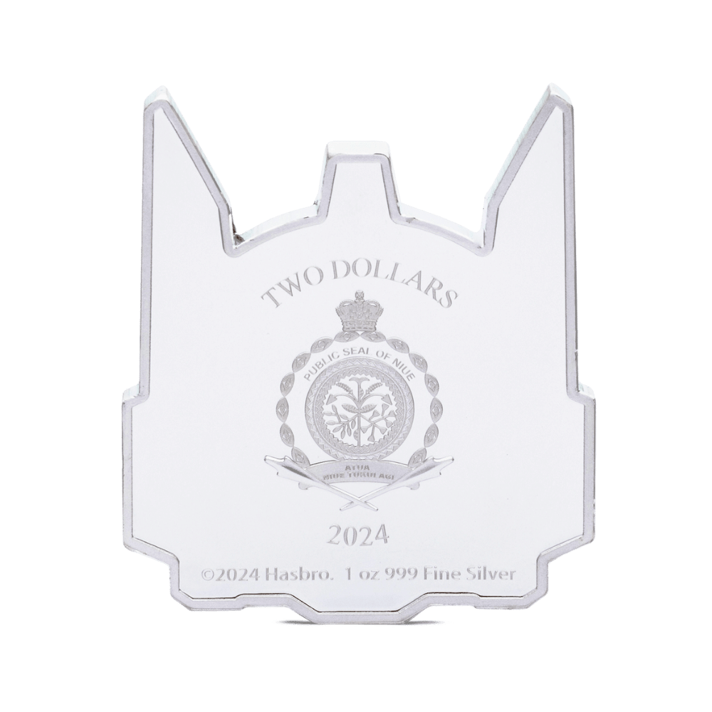 Transformers Heads Optimus Prime Silver Coin - PARTHAVA COIN