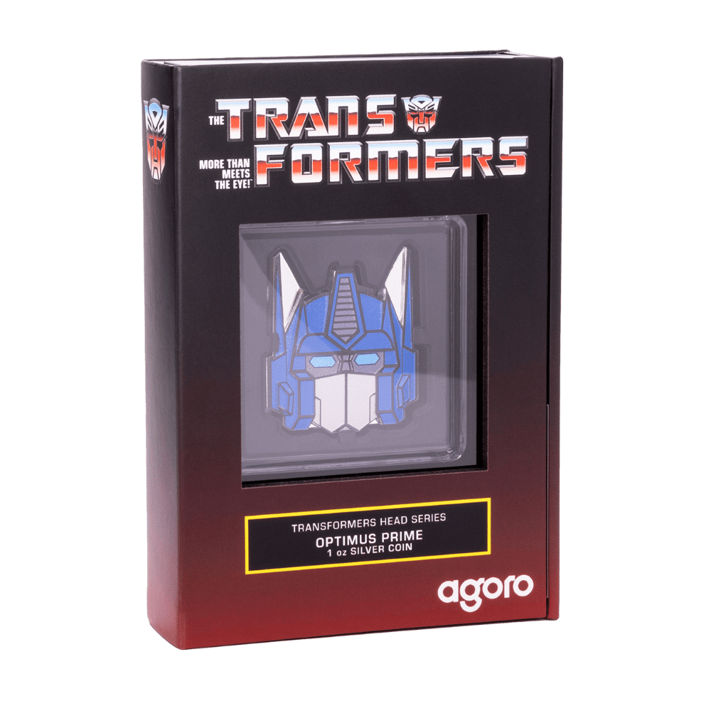 Transformers Heads Optimus Prime Silver Coin - PARTHAVA COIN