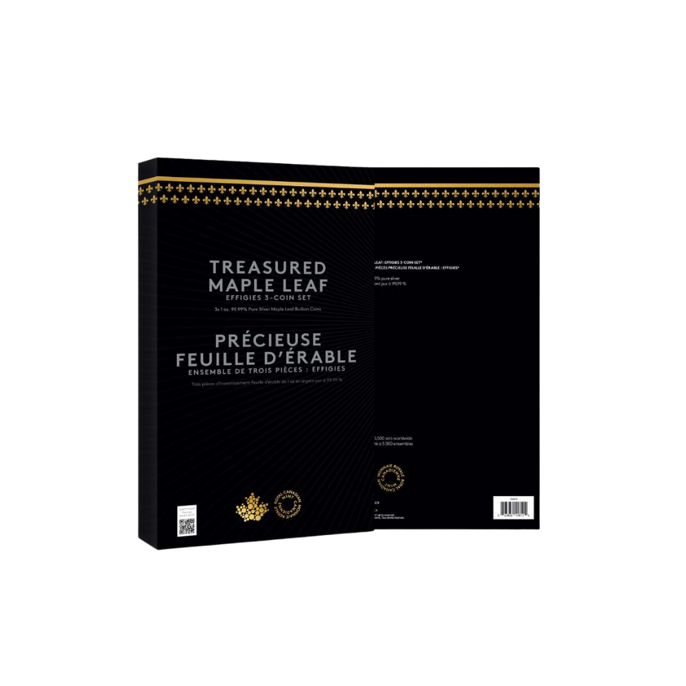 Treasured Maple Leaf: Effigies 3-Coin Set (Premium Bullion)