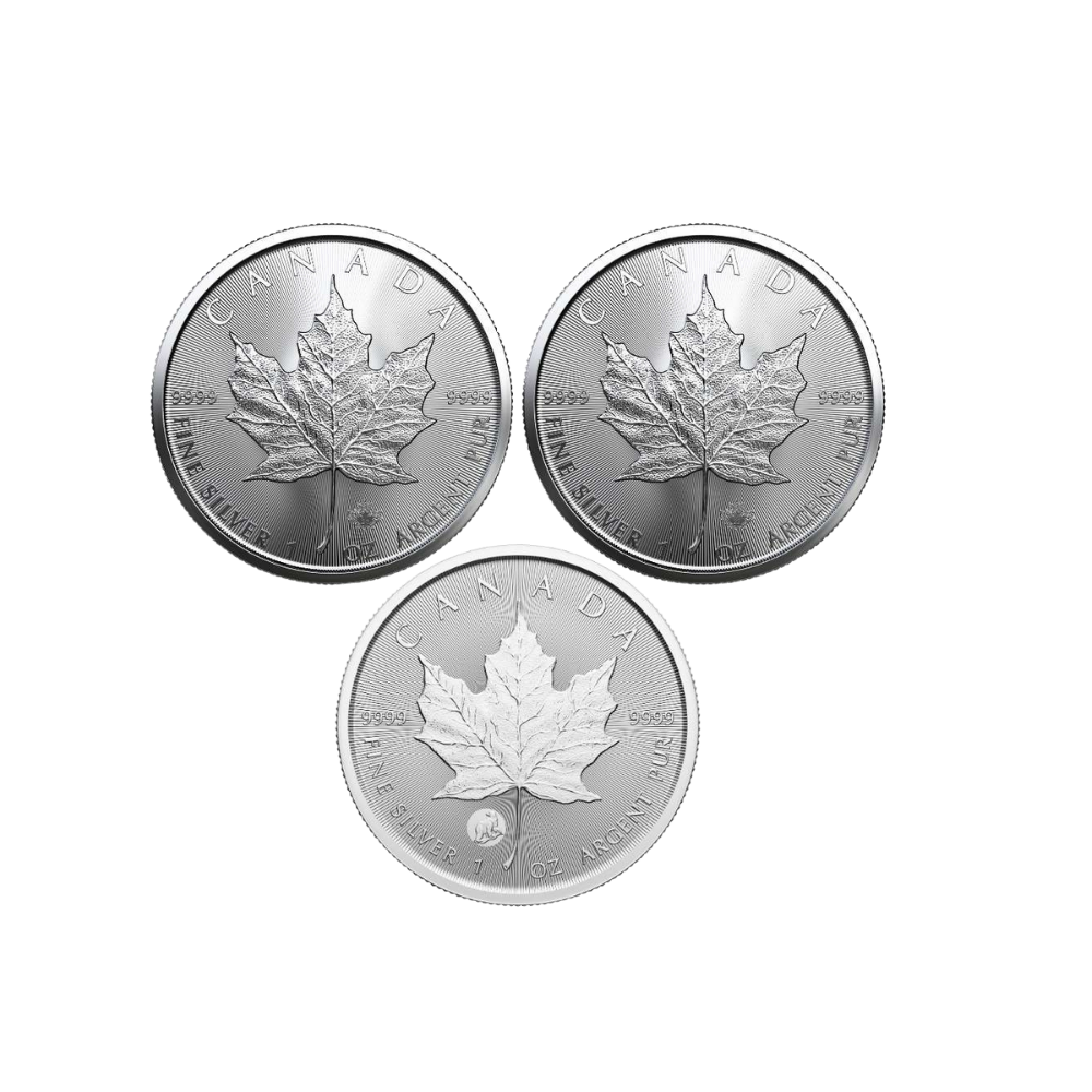 Treasured Maple Leaf: Effigies 3-Coin Set (Premium Bullion)
