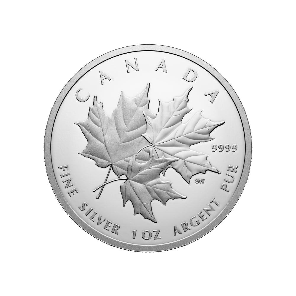 Triple Maple 1 Oz Fine Silver Coin Canada 2025