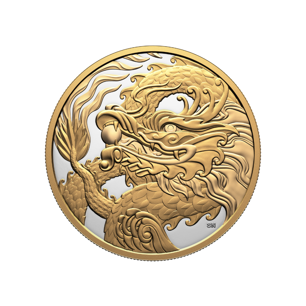Triumphant Dragon 5 Oz Fine Silver Coin 2026 - Royal Canadian Mint