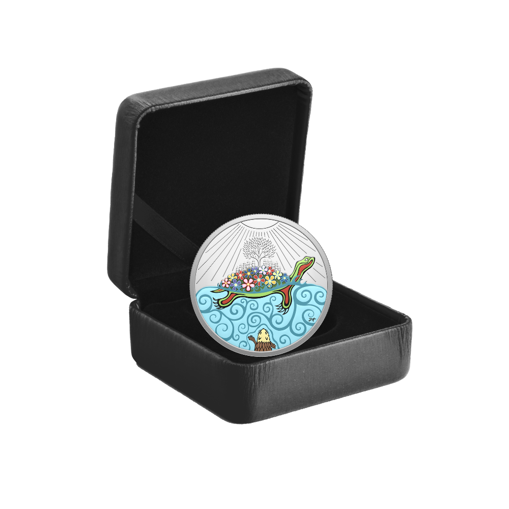 Turtle Island 1 Oz Fine Silver Coin ROYAL CANADIAN MINT