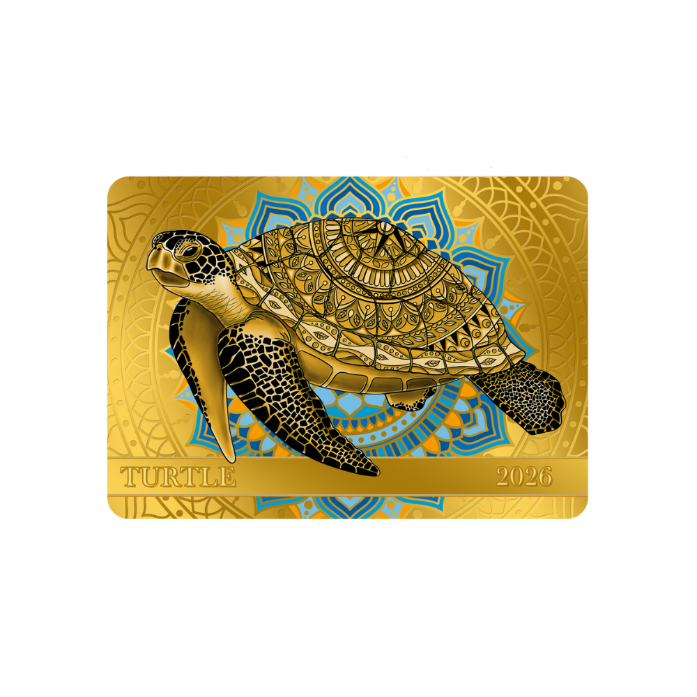 Turtle Spirit Animals Collection 1/200 Oz Gold Coin 2026 -