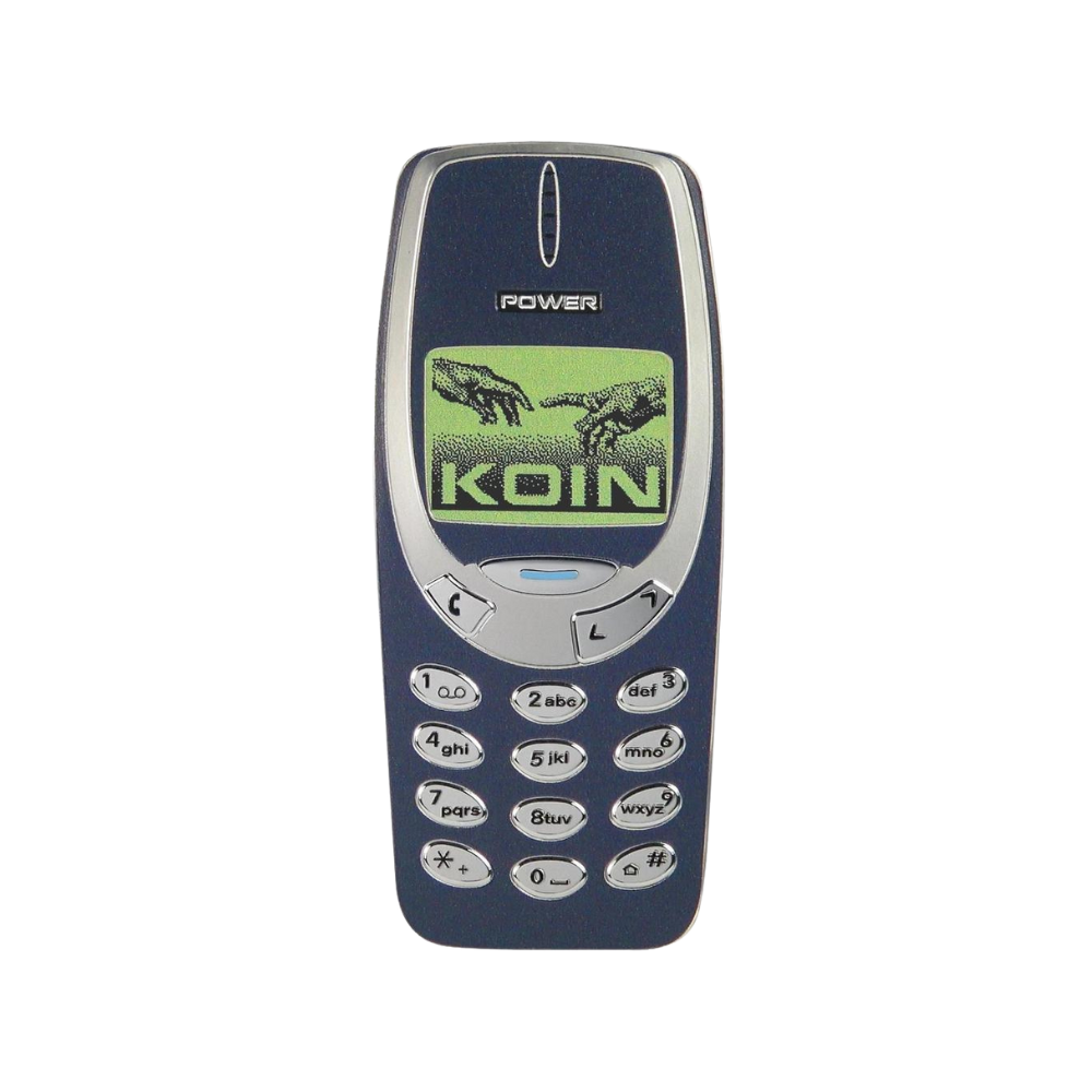 UNBREAKABLE PHONE Colored Gilded TechStalgic 2 Oz Silver Coin $2 Niue 2025