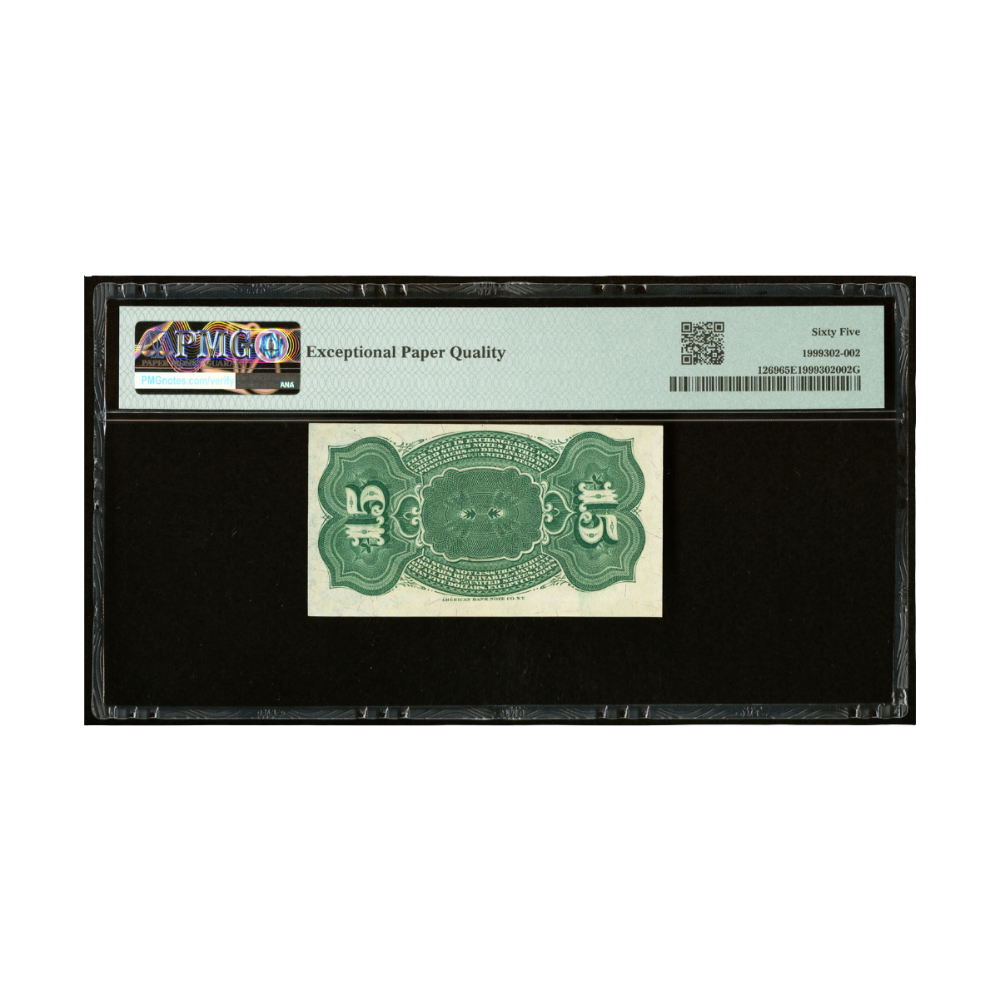 US 15 Cent Fr#1269 Fourth Issue Fractional Currency PMG 65 Gem Uncirculated EPQ