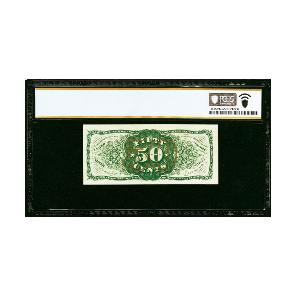 US 50 Cent Fr#1339 Third Issue Fractional Currency PCGS 65 Gem Uncirculated PPQ