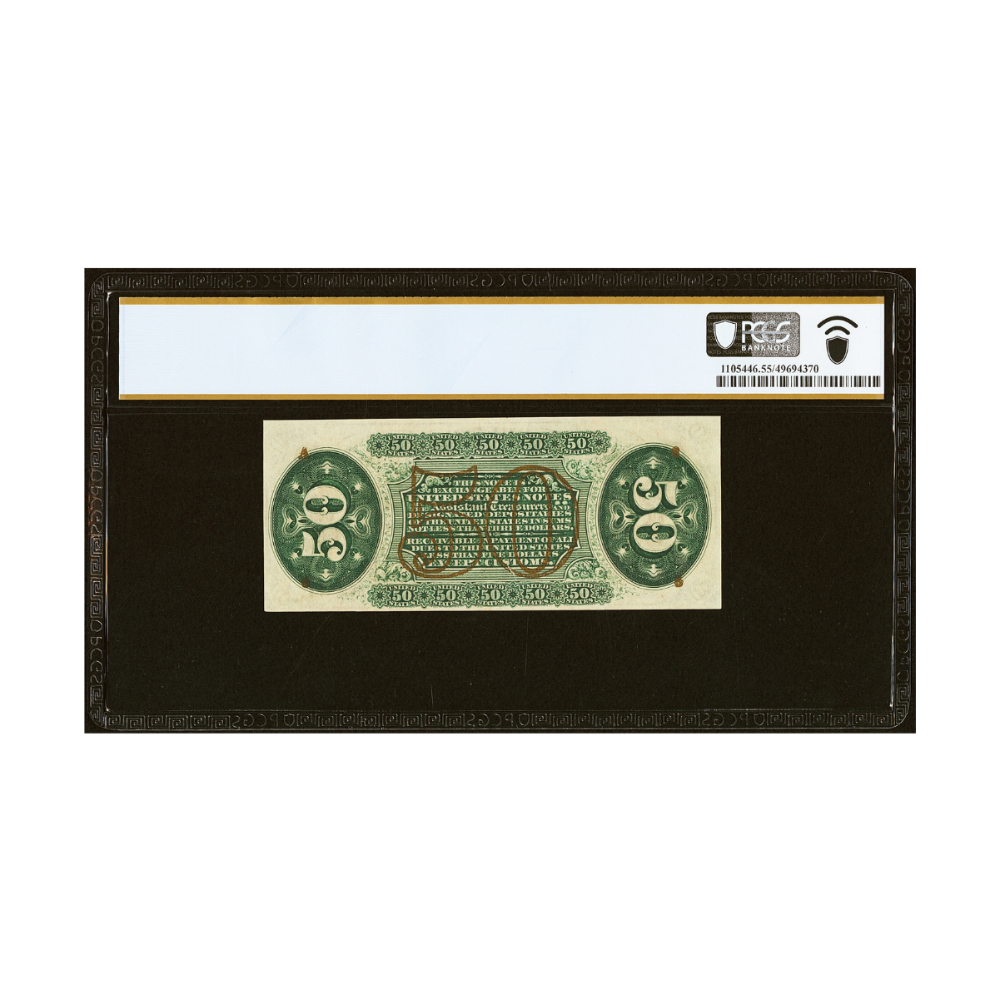 US 50 Cents Fr#1362 Third Issue Fractional Currency PCGS 55 About UNC