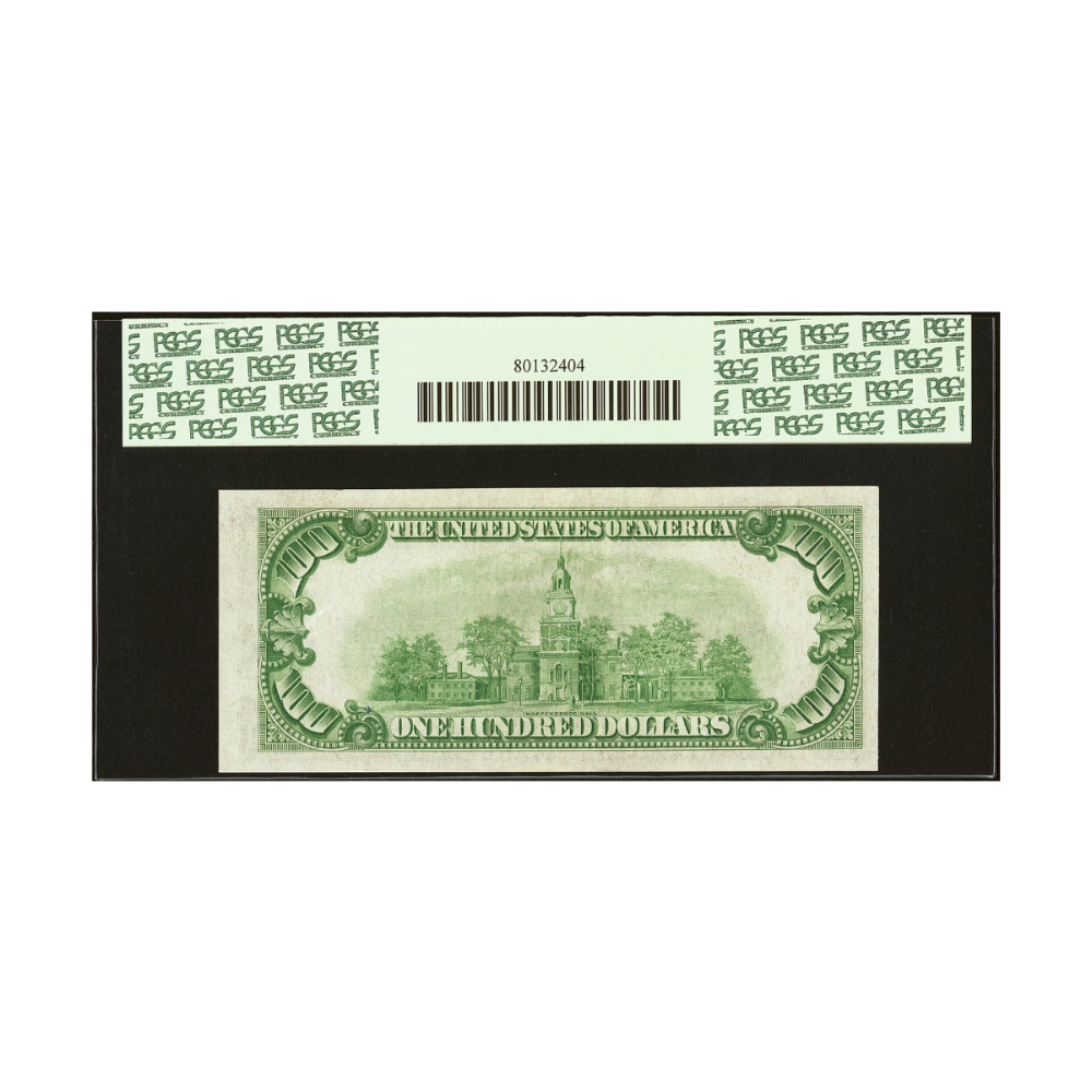 US $100 1934 Fr#2152-G Federal Reserve Note PCGS 64 PPQ Very Choice New