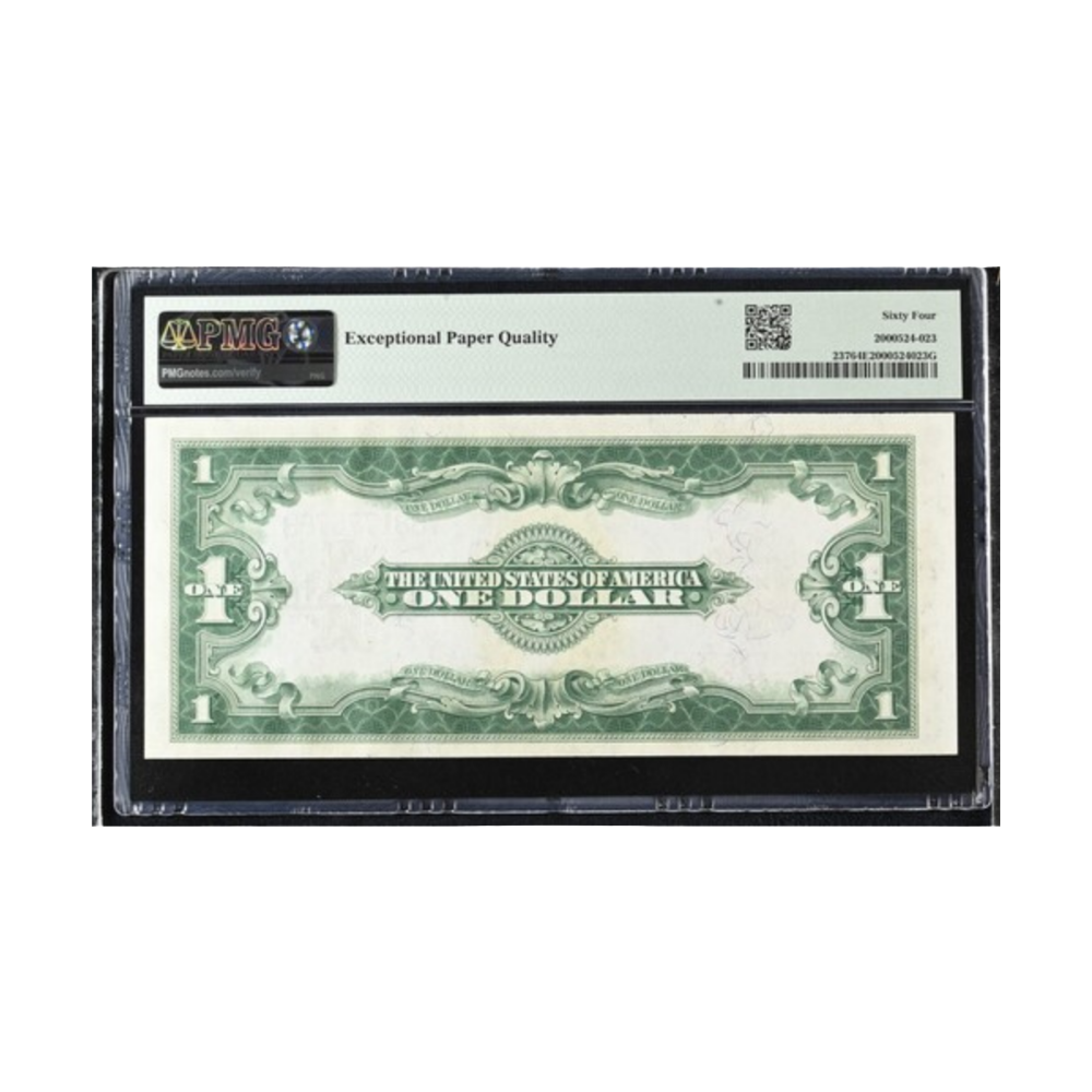 US $1 1923 Fr#237 Silver Certificate PMG 65 EPQ/ 64 EPQ(3 Consecutive Notes)