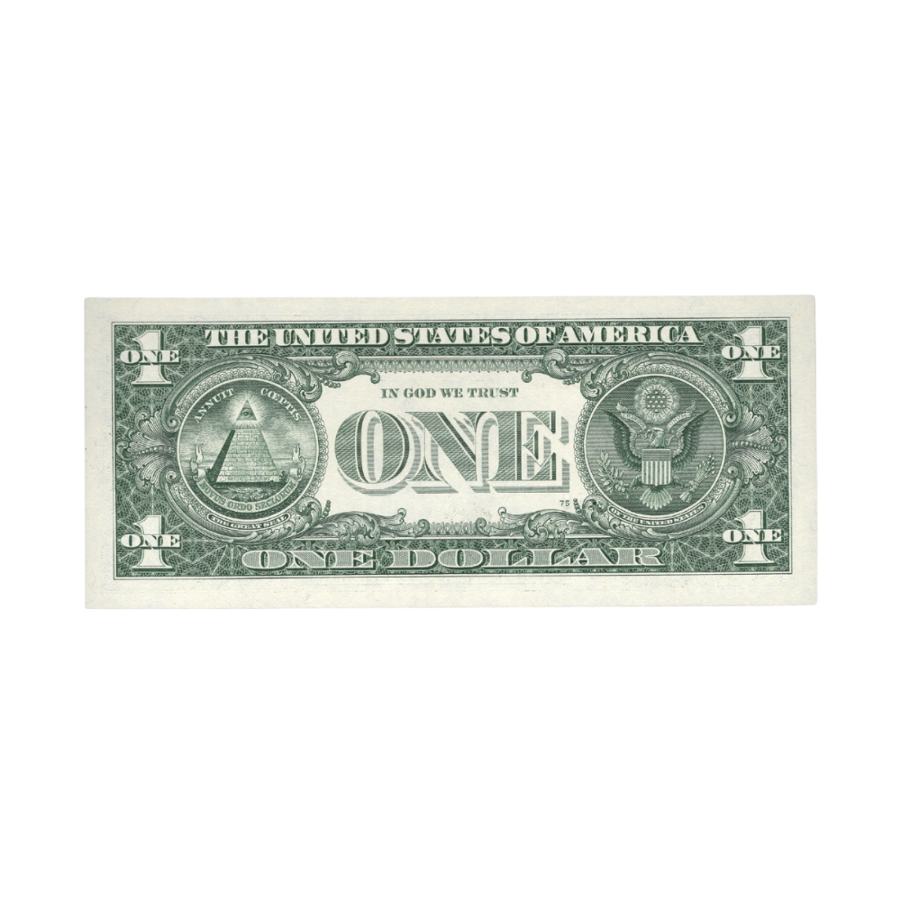 US $1 2021 Fr. 3007-E Federal Reserve Note Repeater Serial Number E94469446B UNC