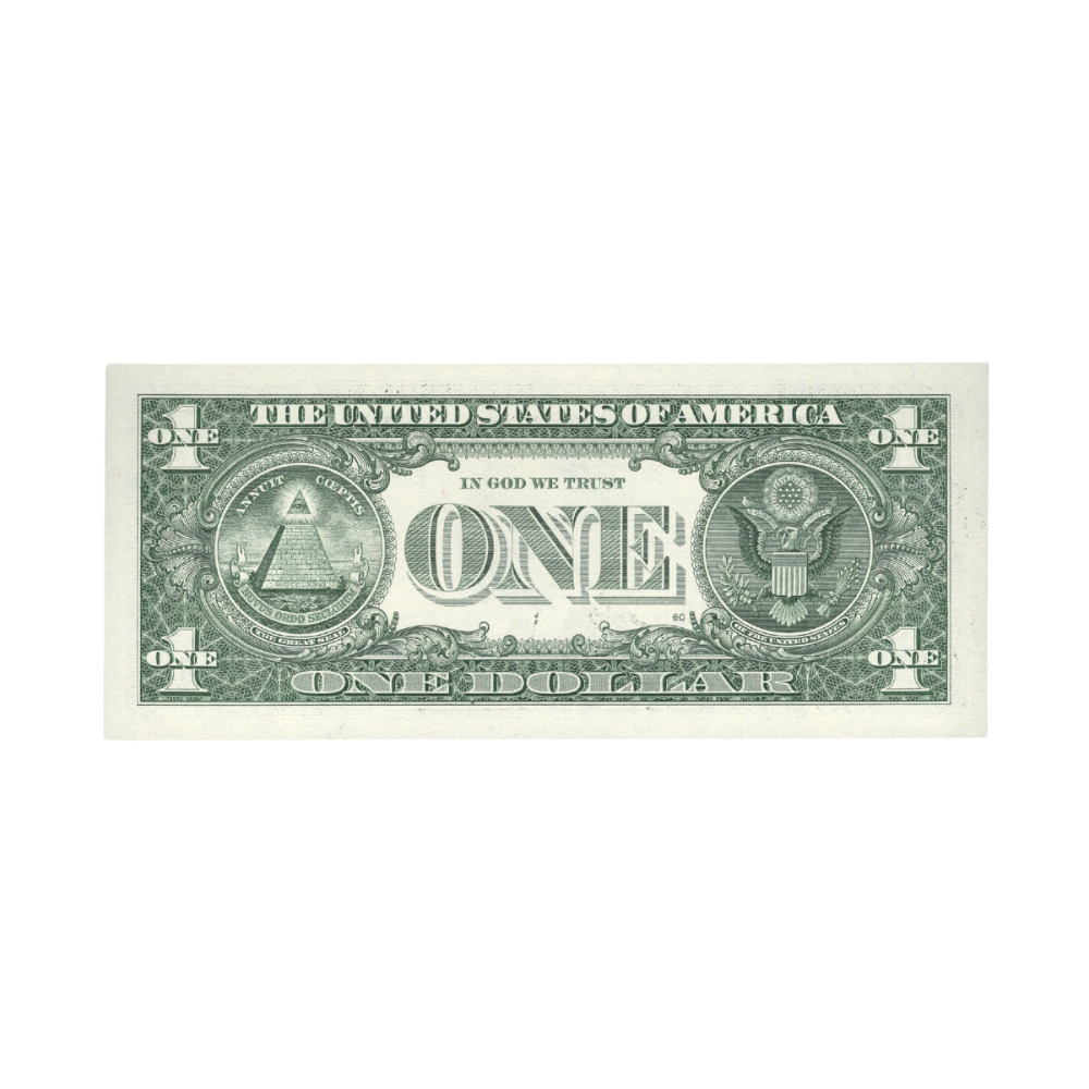 US $1 2021 Fr#3007-E Federal Reserve Note Radar Serial Number E94411449B UNC