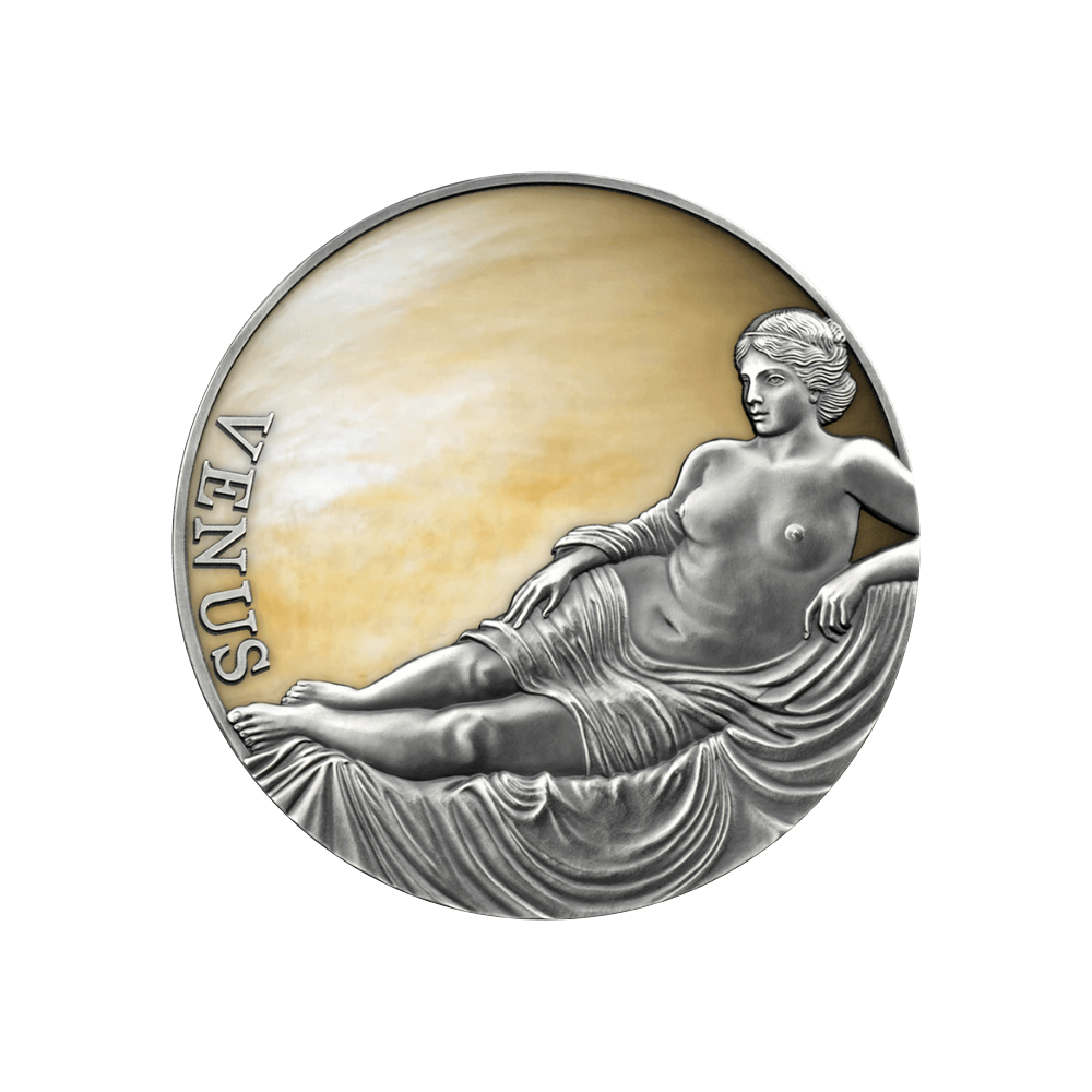 VENUS Planets and Gods 3 Oz Silver Coin 3000 Francs Cameroon 2021