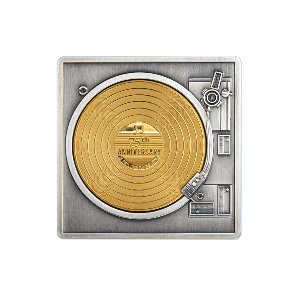 VINYL RECORD 3 Oz Silver Coin $5 Barbados 2023