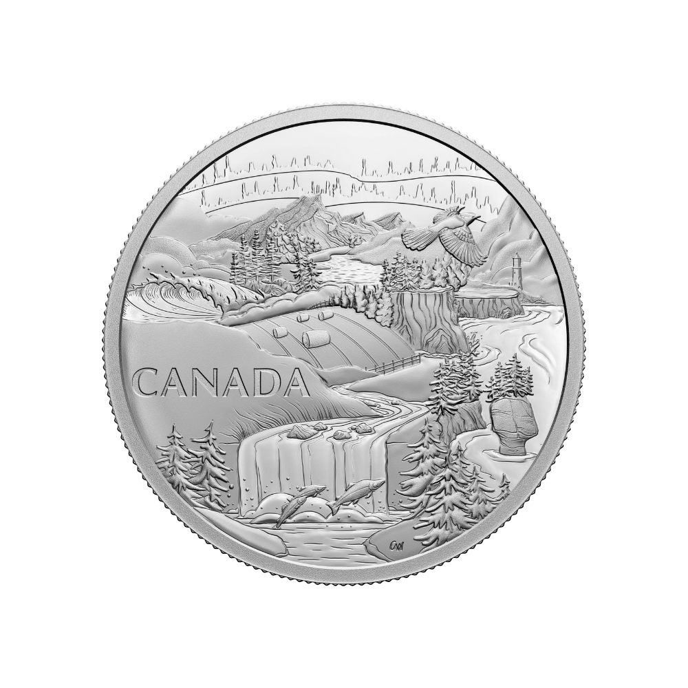 VISIONS OF CANADA 2 Oz Silver Coin $30 Canada 2022