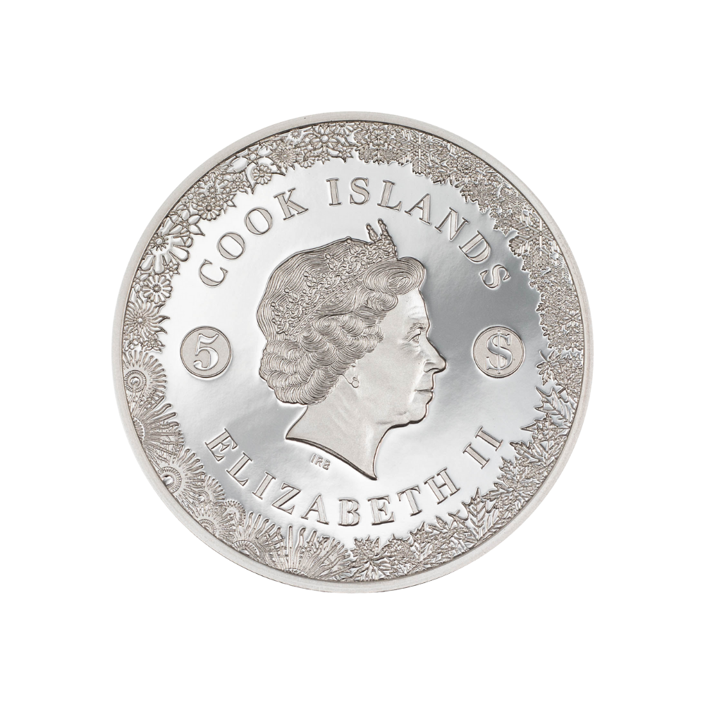 WINTER Manga 1 Oz Silver Coin $5 Cook Islands 2023