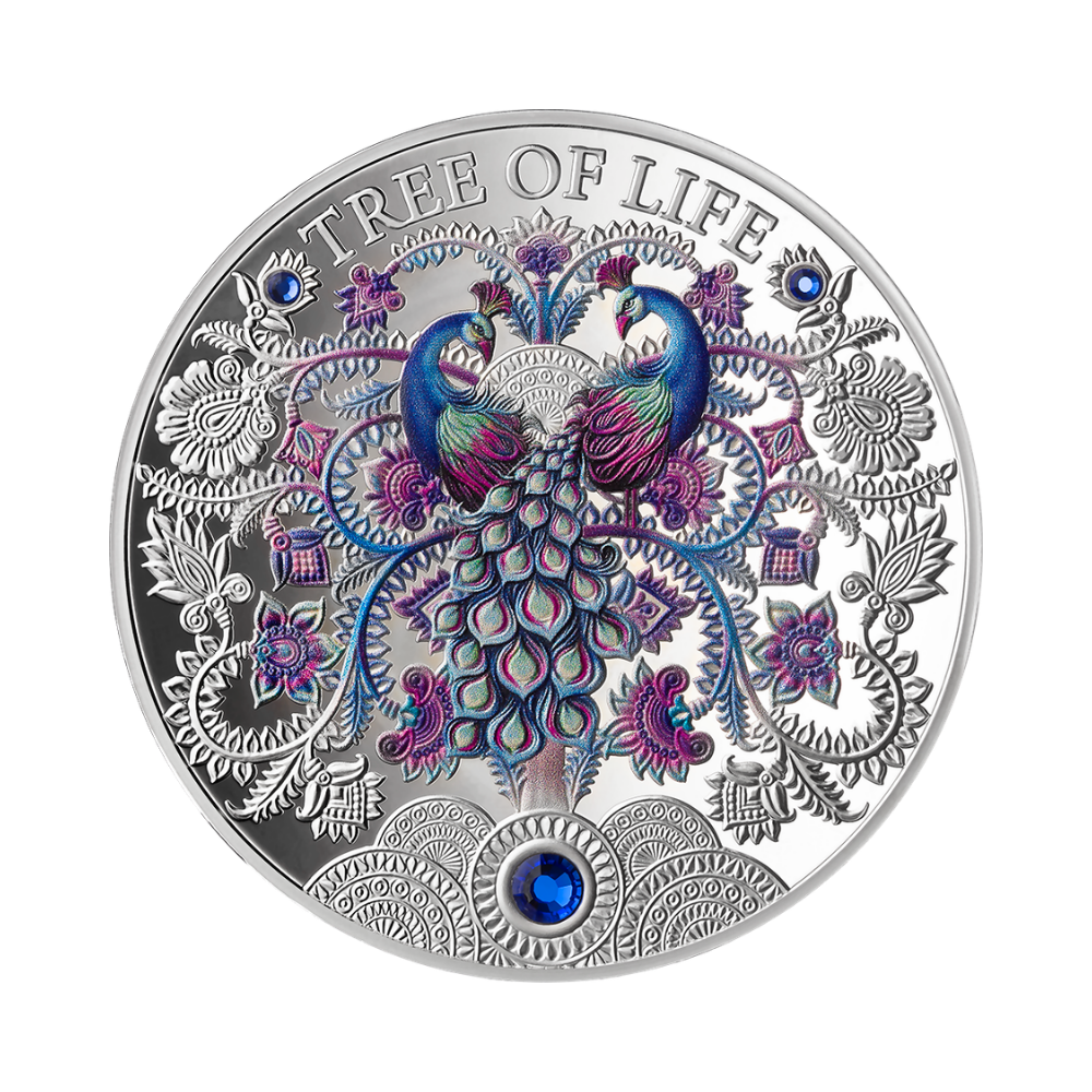 Winter Tree of Life 1 Oz Silver Coin 2026 Mint XXI