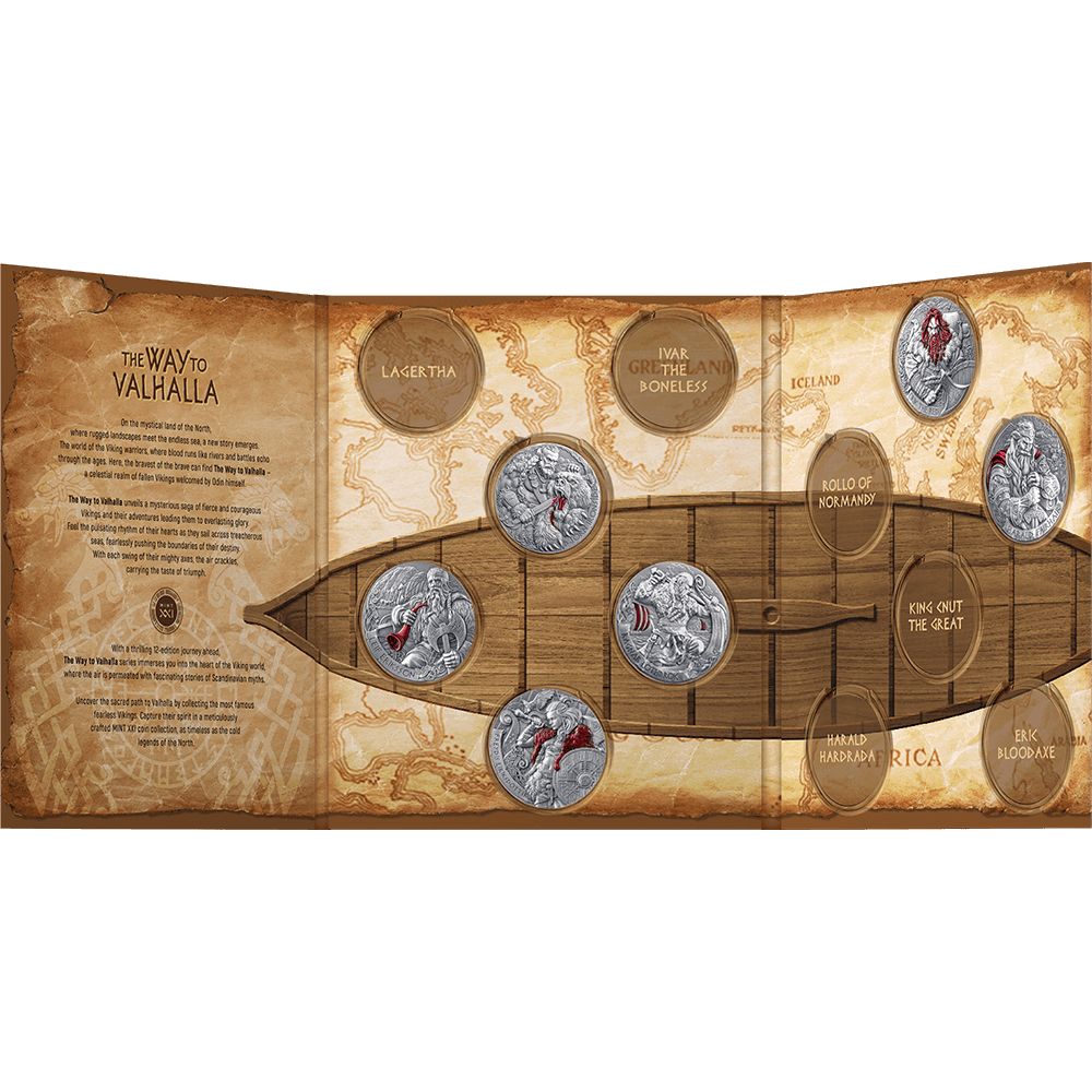 Björn Ironside Way to Valhalla 2 Oz Silver Coin 2025 roadmap Mint XXI Parthava Coin