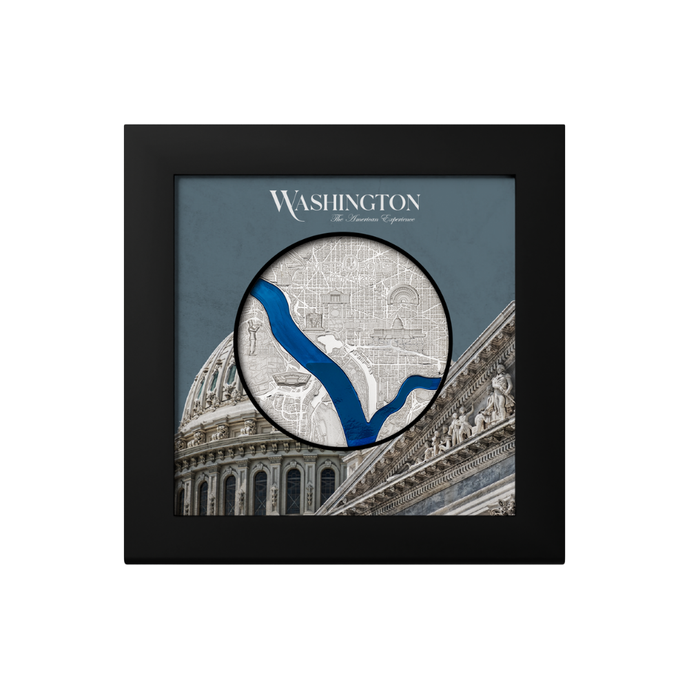Washington DC Tiffany Art Metropolis 3 Oz Silver Coin 2025
