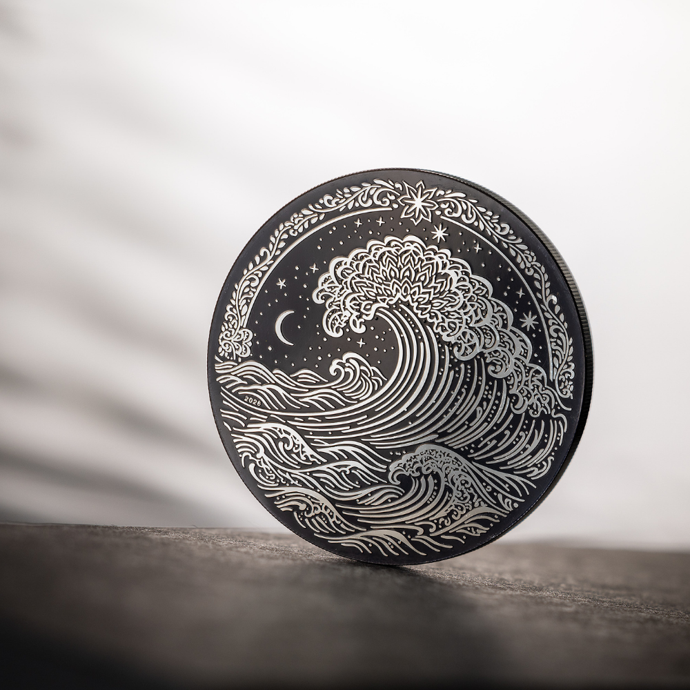 Wave 1 oz Silver Coin 2026