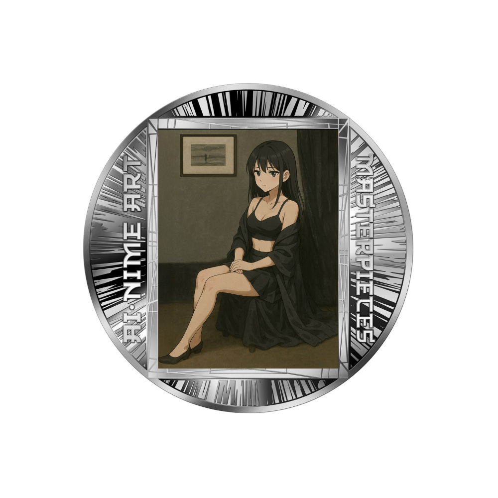 Whistler’s Mother AI-nime Art Masterpieces Silver Coin 2025 popcoins