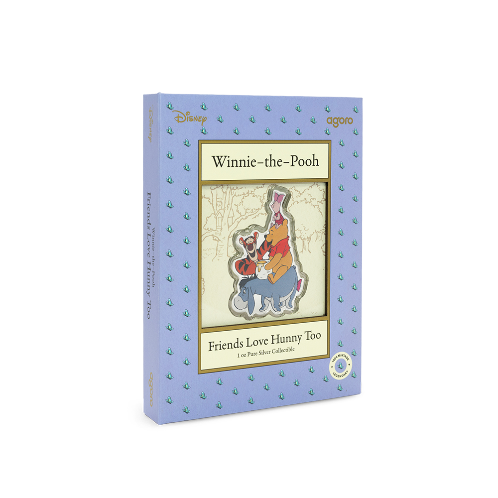 Winnie the Pooh Friends Love Hunny Too Silver Coin