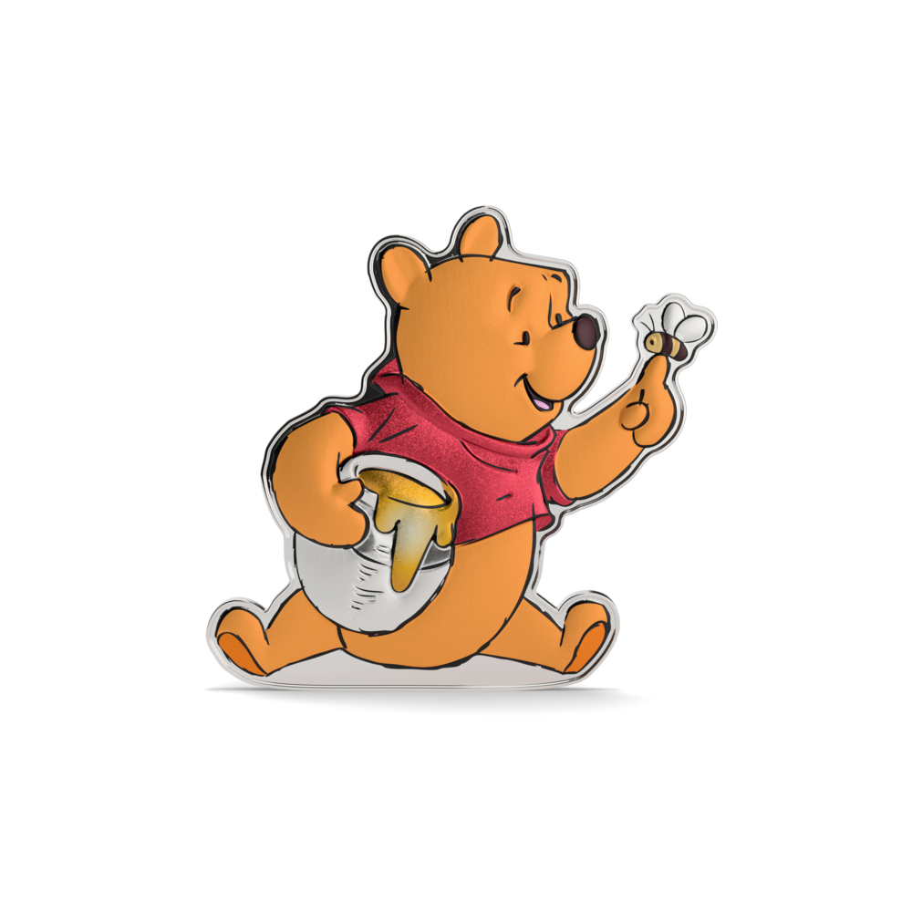Winnie the Pooh For the Love of Hunny Silver Coin AGORO
