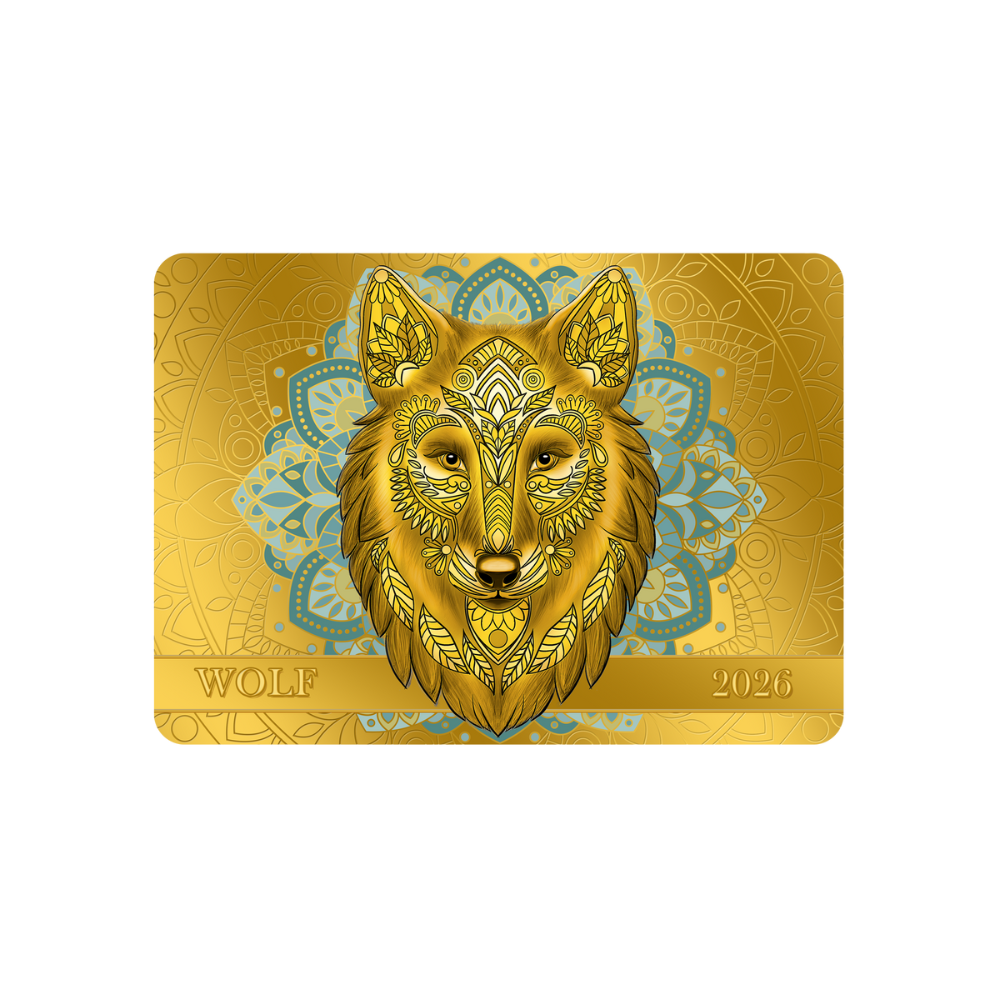 Wolf Spirit Animals Collection 1/200 Oz Gold Coin 2026