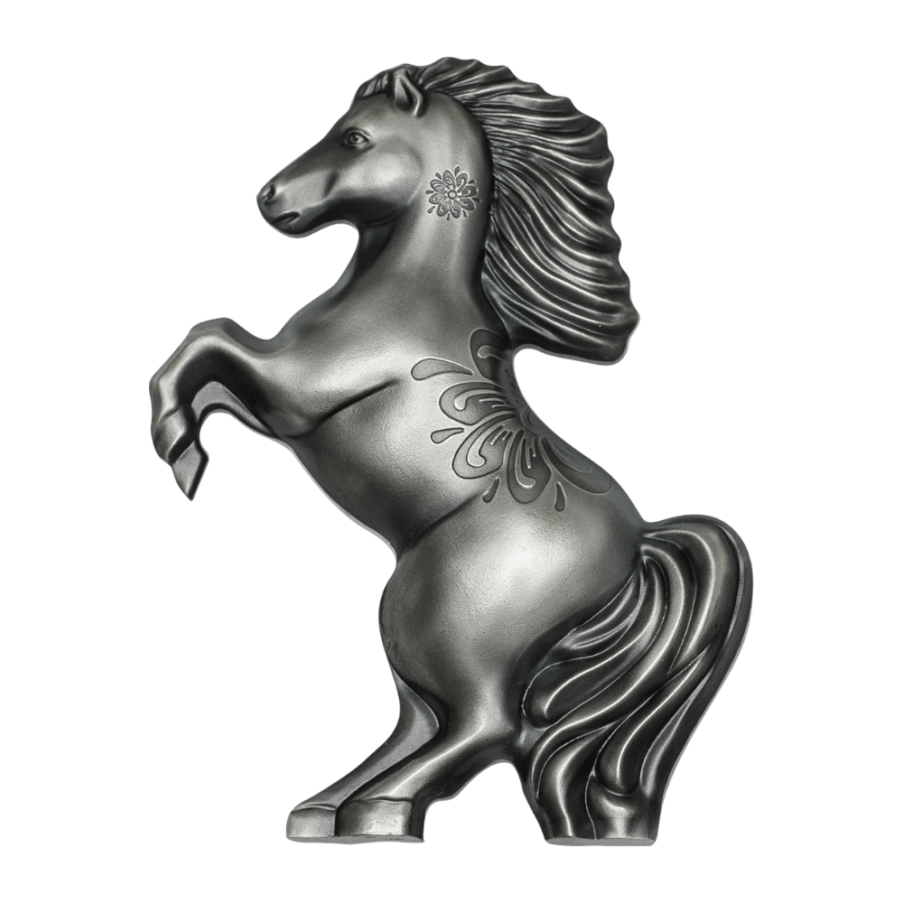 Year of Horse Lunar Collection 1 Oz Silver Coin 2026 reverse CIT coin Invest AG Parthava Coin