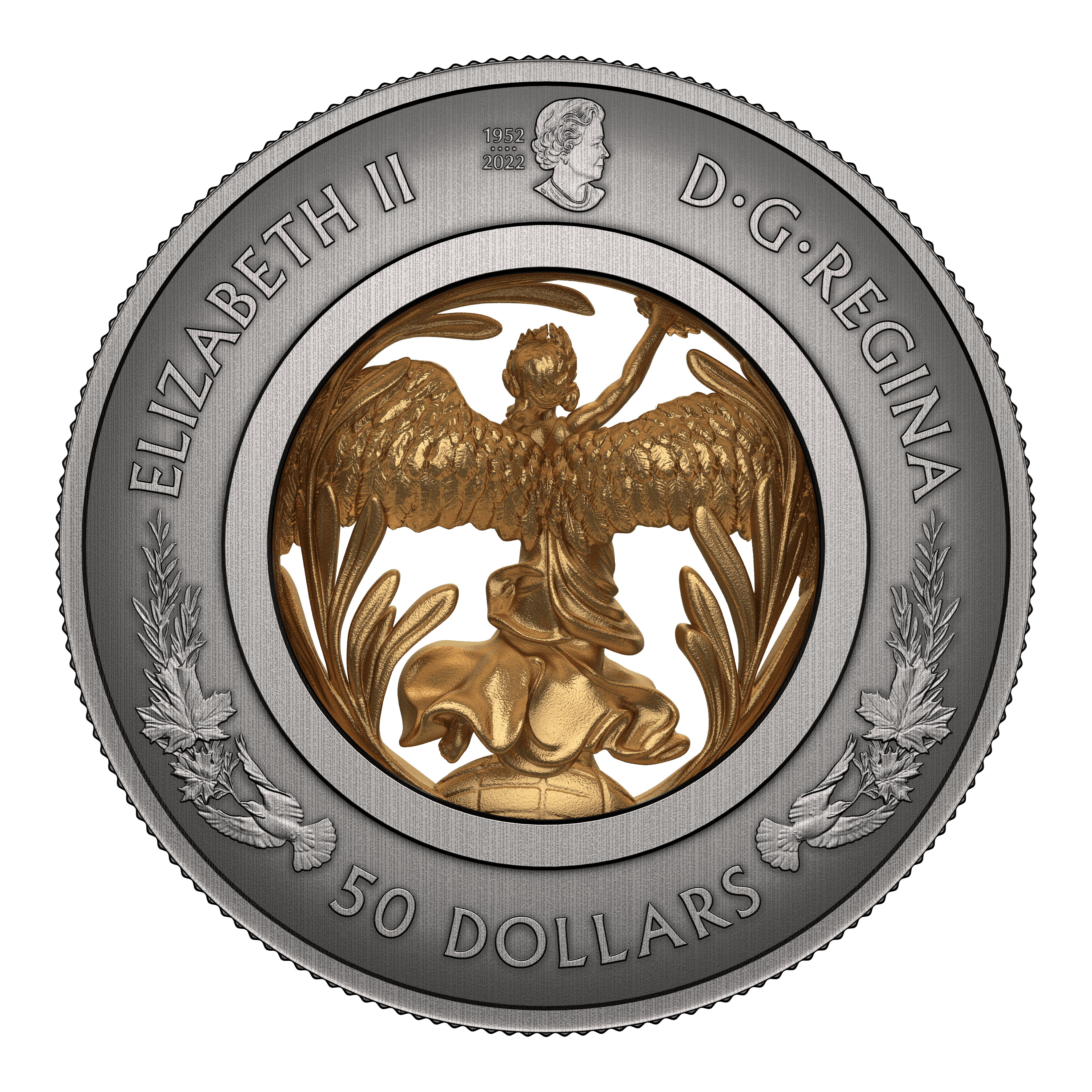 ALLEGORY OF PEACE Silver Coin $50 Canada 2023 - PARTHAVA COIN