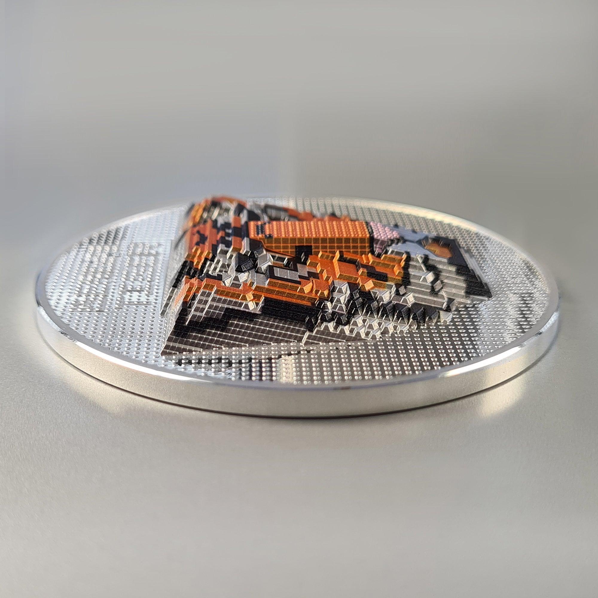 BENGAL TIGER Beloved Building Blocks 5 Oz Silver Coin $20 Palau 2022 - PARTHAVA COIN