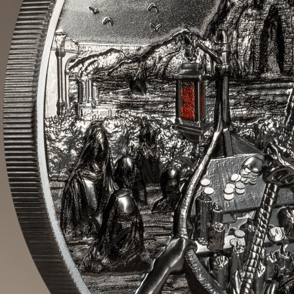 CHARON Ferryman of the Dead 3 Oz Silver Coin $20 Palau 2023 - PARTHAVA COIN