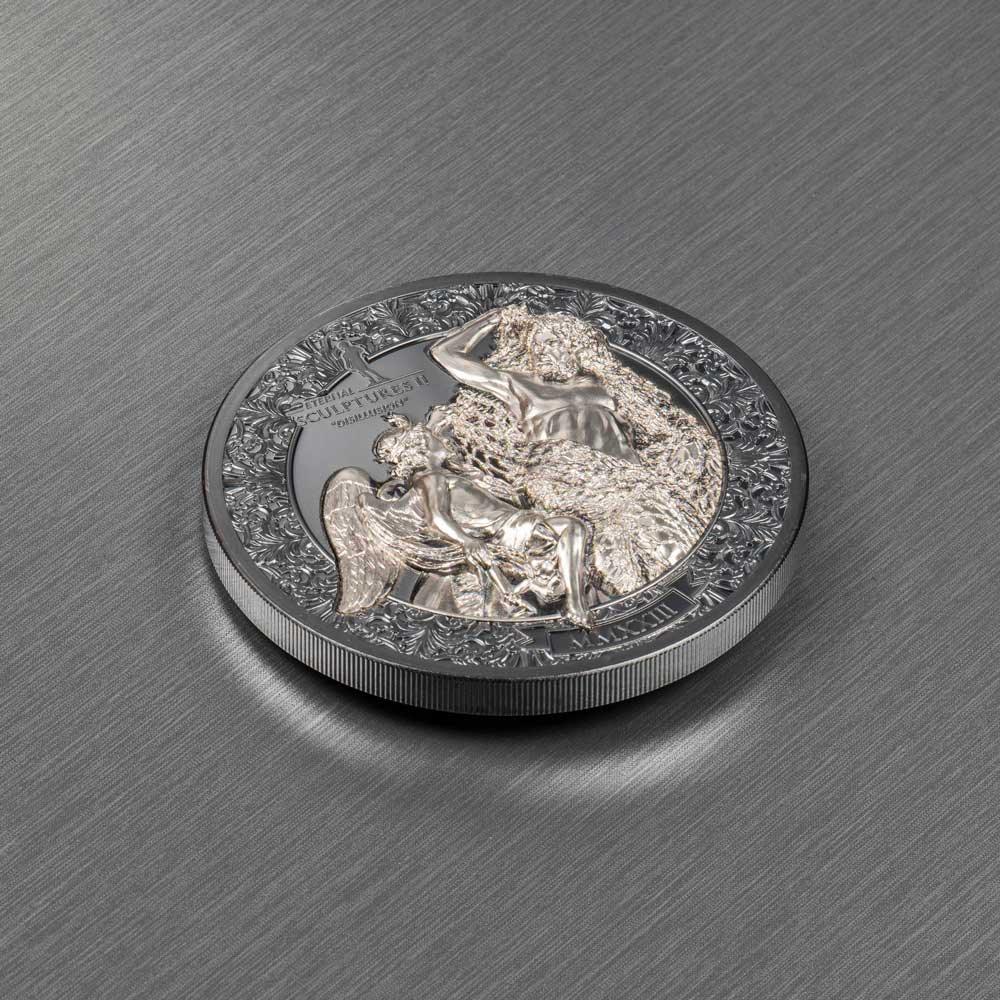 DISILLUSION Eternal Sculptures II 3 Oz Silver Coin $20 Palau 2023 - PARTHAVA COIN