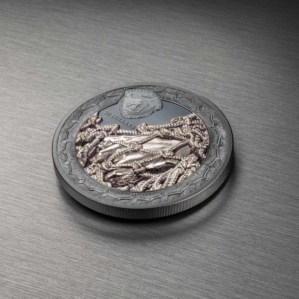 DISILLUSION Eternal Sculptures II 3 Oz Silver Coin $20 Palau 2023 - PARTHAVA COIN