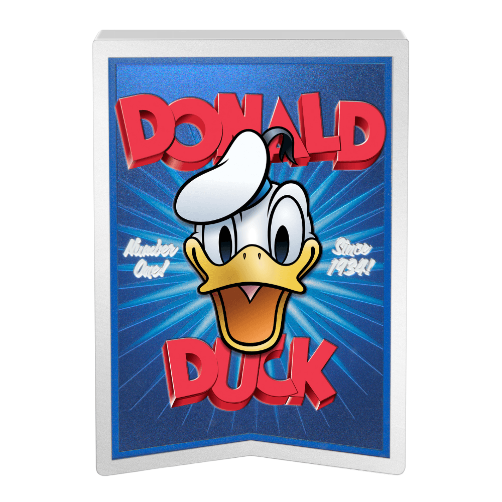 DONALD DUCK 90th Anniversary 5 Oz Silver Coin $10 Niue 2024 - PARTHAVA COIN