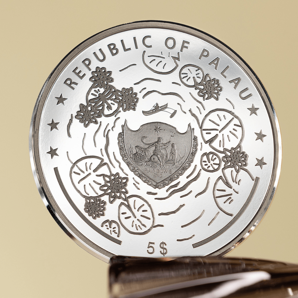 DRAGONFLY 1 Oz Silver Coin $5 Palau 2024 - PARTHAVA COIN