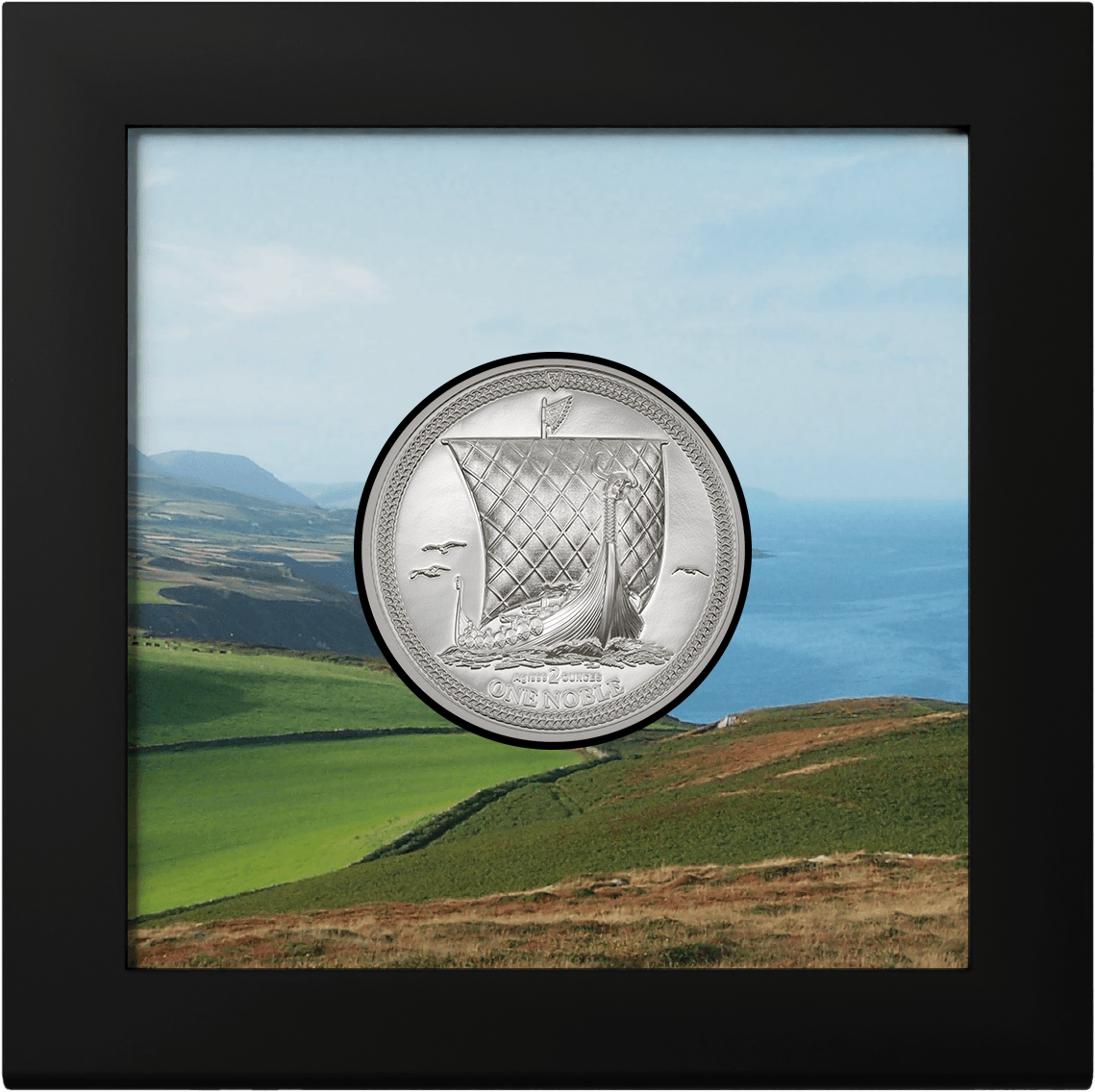 ONE NOBLE 2 Oz Silver Coin Isle of Man 2023 - PARTHAVA COIN