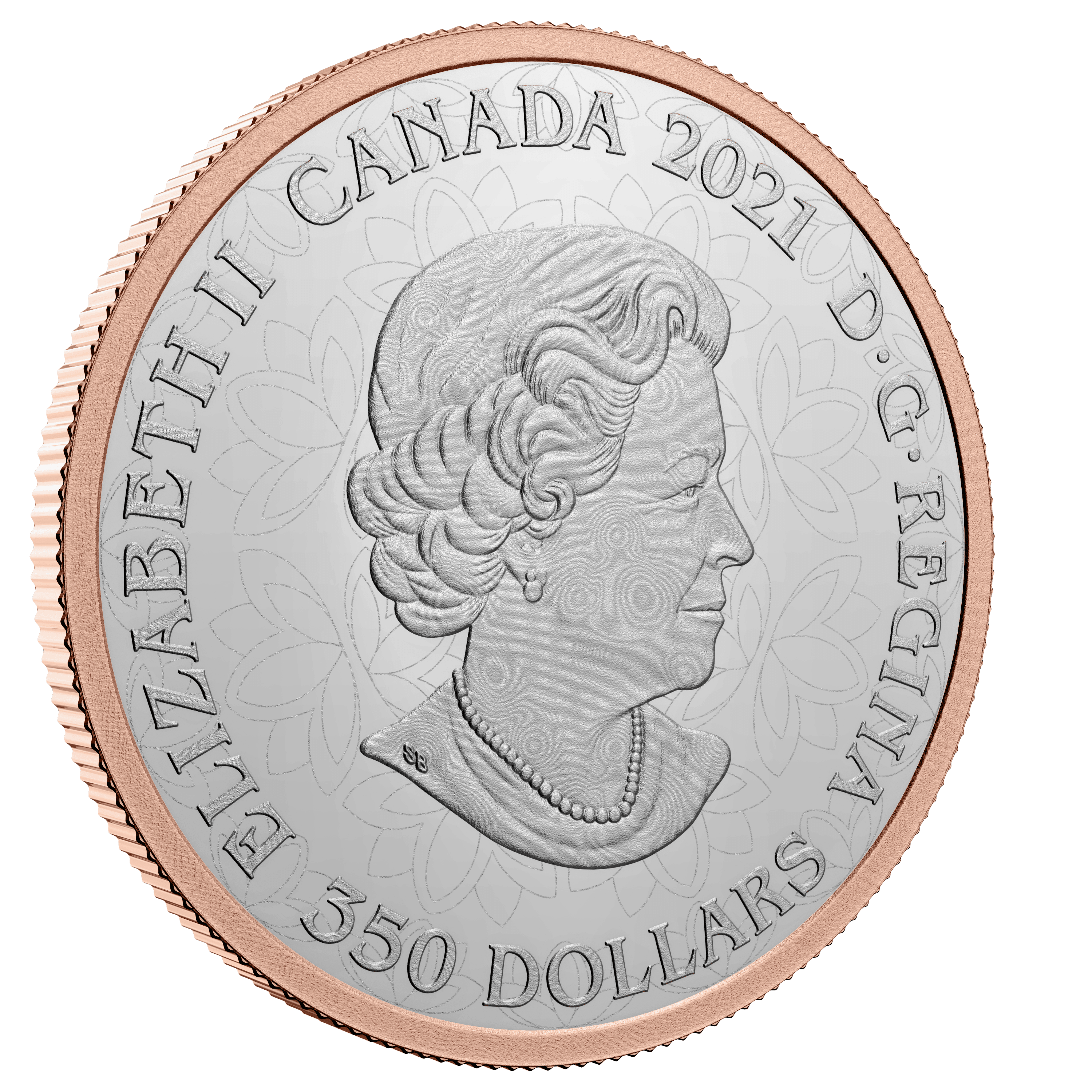 OPULENCE Grandeur 2 Oz Pure Gold Pink Diamond Coin $350 Canada - PARTHAVA COIN