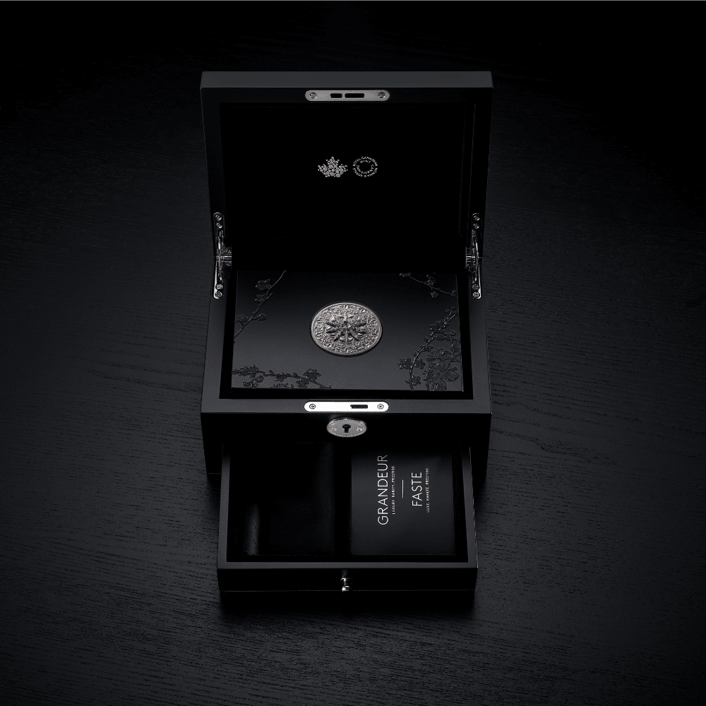 OPULENCE Grandeur 2 Oz Pure Gold Pink Diamond Coin $350 Canada - PARTHAVA COIN