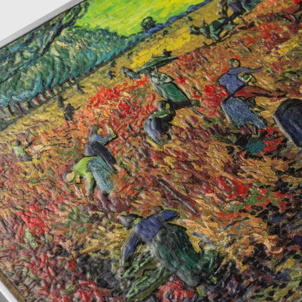 RED VINEYARD Van Gogh Silver Coin 10000 Francs Chad 2024 - PARTHAVA COIN