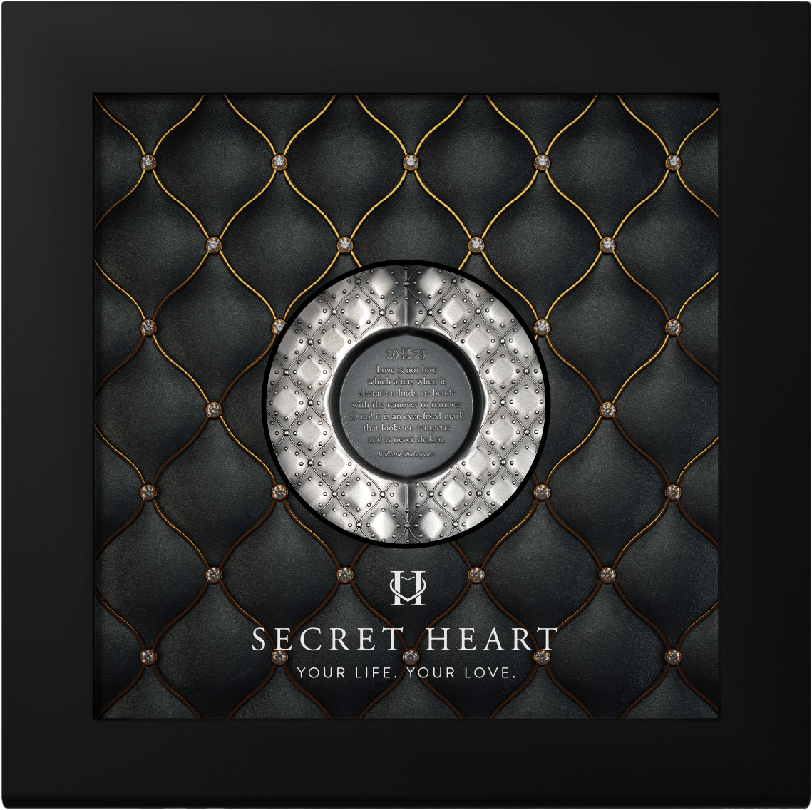 SECRET HEART 1 Oz Silver Coin $5 Cook Islands 2023 - PARTHAVA COIN