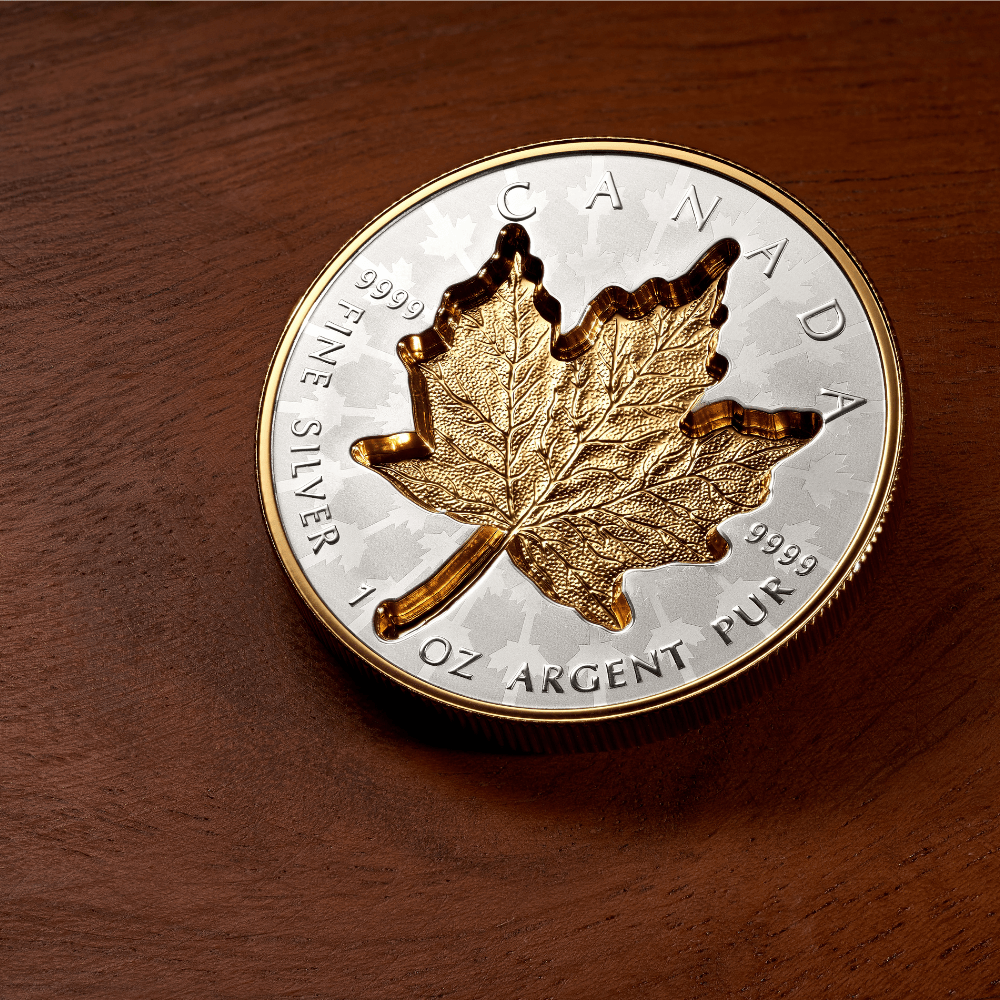 SUPER INCUSE SILVER MAPLE LEAF 1 Oz Silver Coin $20 Canada 2024 - PARTHAVA COIN