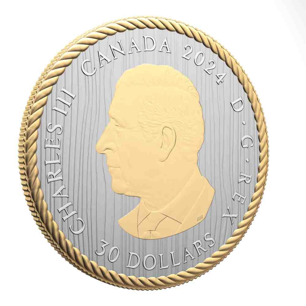 THE HUNTER 2 Oz Silver Coin $30 Canada 2024 - PARTHAVA COIN