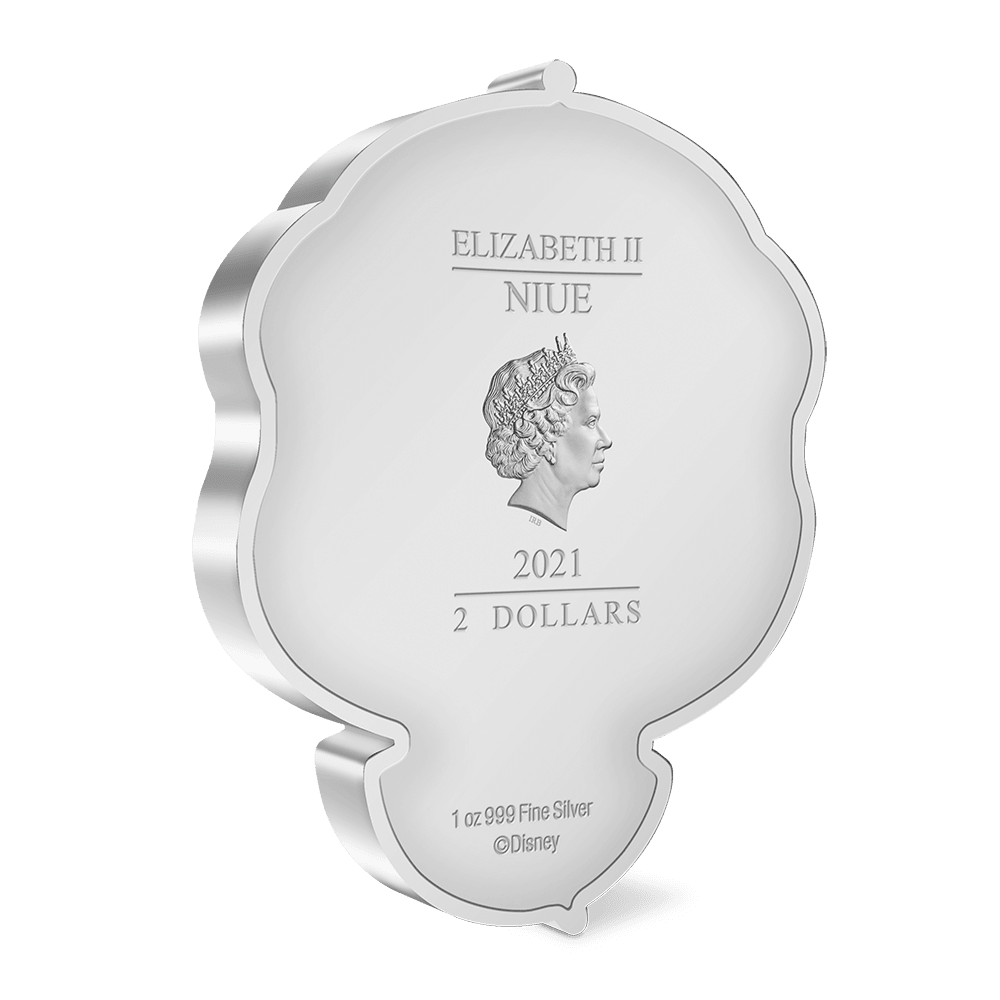 SNOW WHITE, 1oz Pure Silver Coin, Series: Chibi® Coin Collection Disney Princess 2021, Niue, NZ Mint - PARTHAVA COIN