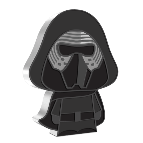 KYLO REN™, 1oz Pure Silver Coin, Series: Chibi® Coin Collection Star Wars™ 2021, Niue, NZ Mint - PARTHAVA COIN