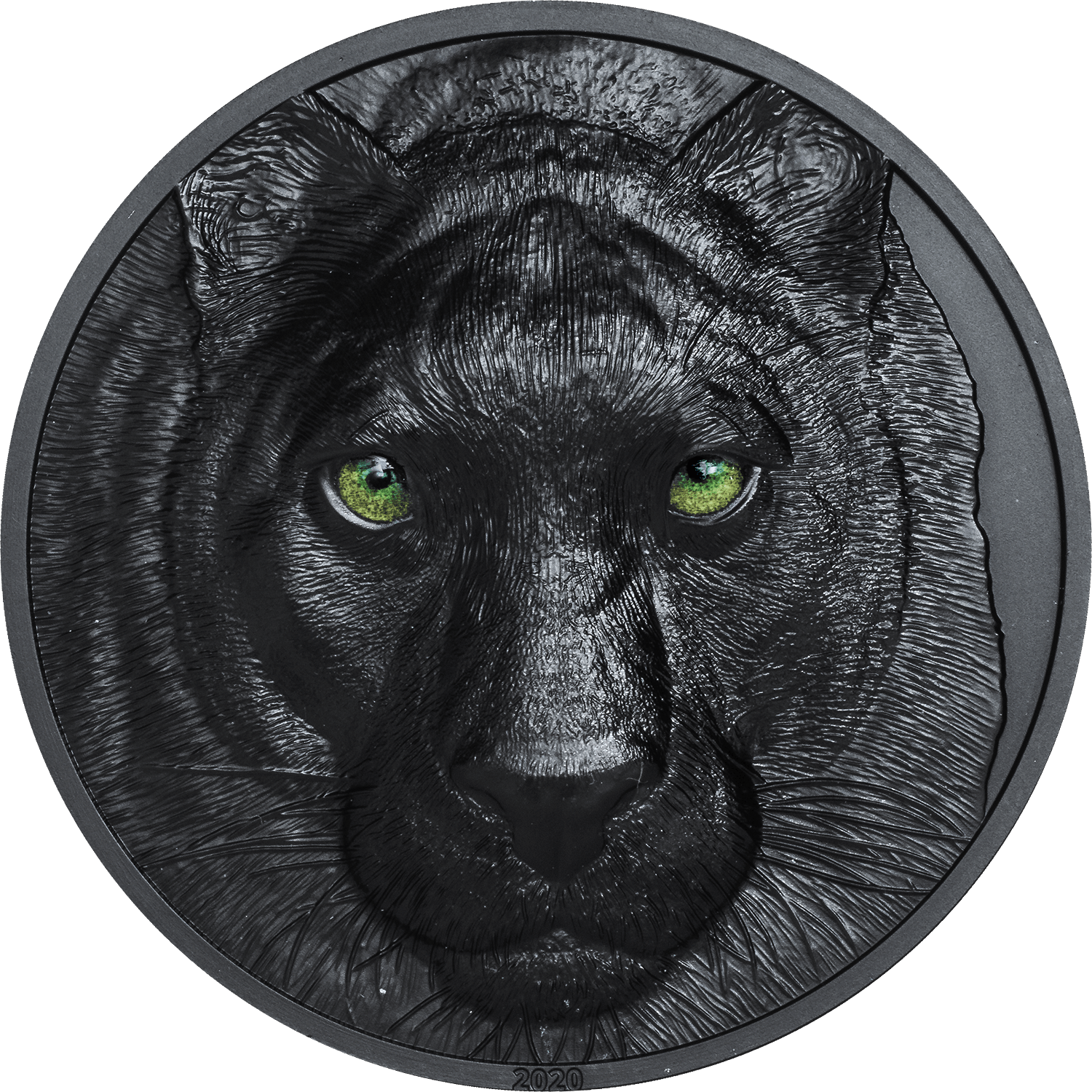 BLACK PANTHER Hunters by Night 2 Oz Silver Coin $10 Palau 2020 - PARTHAVA COIN