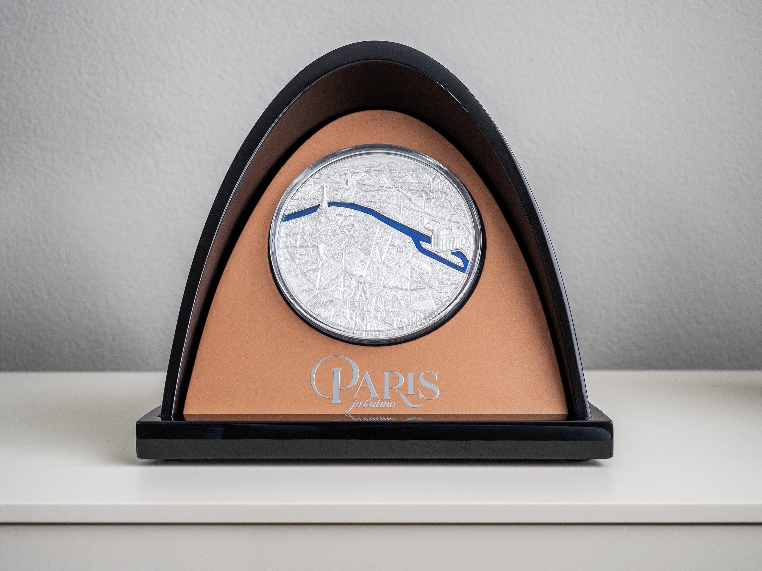 TIFFANY ART METROPOLIS Paris 1 Kg Silver Coin $50 Palau 2021 - PARTHAVA COIN