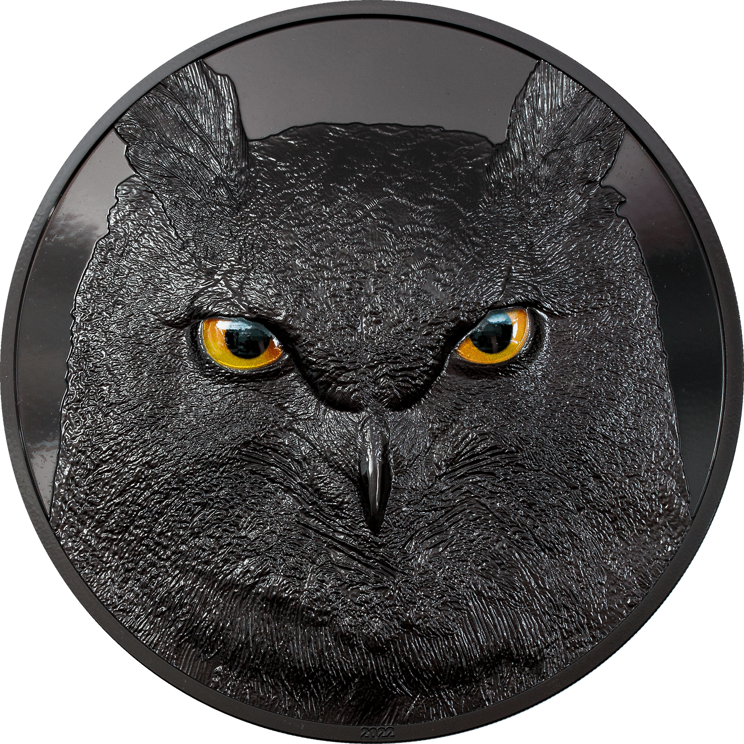 EAGLE OWL Hunters by Night 1 Kg Kilo Silver Coin $50 Palau 2022 - PARTHAVA COIN