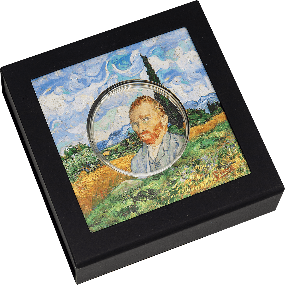 VINCENT VAN GOGH Masters of Art 2 Oz Silver Coin $10 Cook Islands 2022 - PARTHAVA COIN