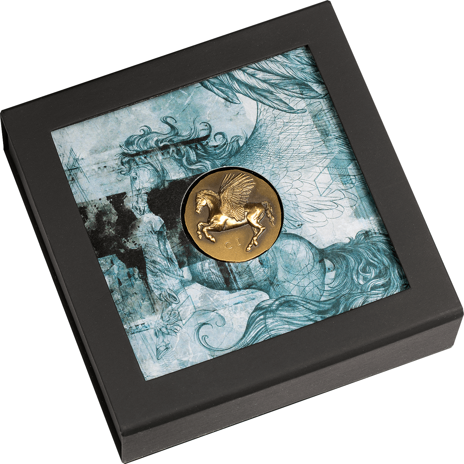PEGASOS Numismatic Icons 1 Oz Gold Coin $250 Cook Islands 2022 - PARTHAVA COIN
